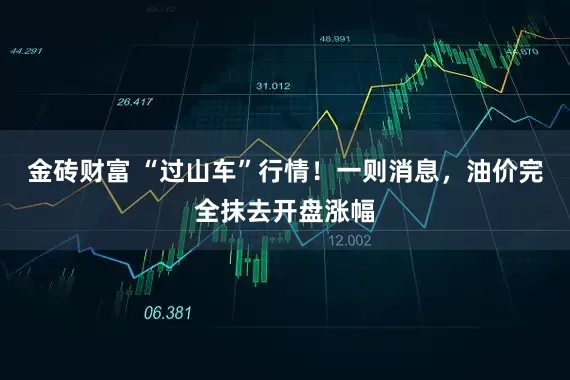 金砖财富 “过山车”行情！一则消息，油价完全抹去开盘涨幅